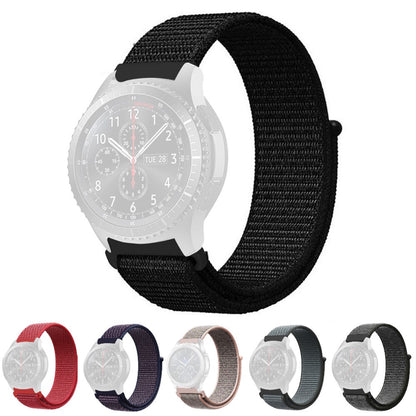 Armband für Samsung Galaxy Watch6/5/5Pro/4/3 20mm flexibel Klettverschluss Nylon