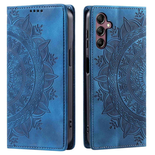 Hülle für Samsung Galaxy A16 5G Handyhülle Flip Case Cover Tasche Mandala Blau