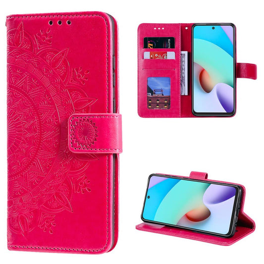 Hülle für Xiaomi Poco M4 Pro 5G/Redmi Note 11S 5G Handy Flip Case Mandala Pink