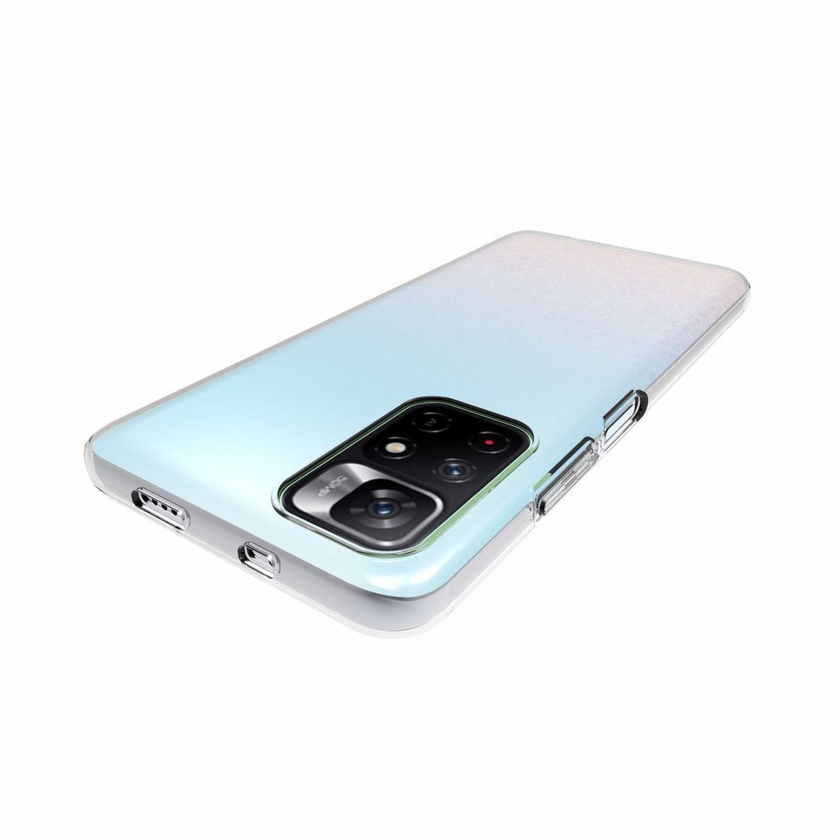 Hülle für Xiaomi Poco M4 Pro 5G/Redmi Note 11S 5G Handy Silikon Cover Case klar