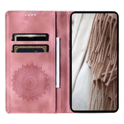 Hülle für Xiaomi Redmi 13 5G/4G Handyhülle Flip Case Cover Etui Mandala Rose