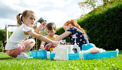 AquaPlay - Polar - Wasserbahn mit Eisberg, Stausee und Rampe für einen Wasserfall, inklusive Spielfigur Olivia mit Farbwechsel-Funktion, für Kinder ab 3 Jahren 8700001522 Türkis