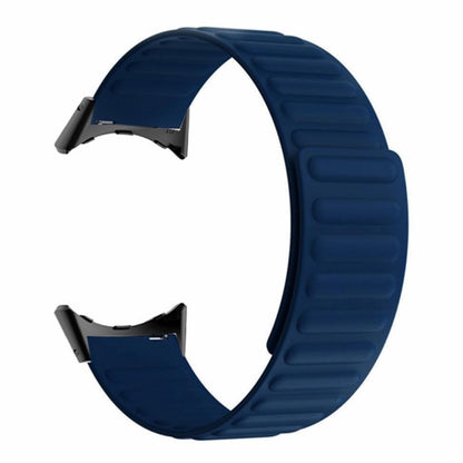 Armband für Google Pixel Watch 1/2 Silikon Ersatzband Strap magnetisch Blau