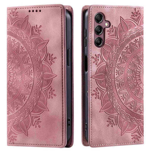 Hülle für Samsung Galaxy A16 5G Handyhülle Flip Case Cover Tasche Mandala Rose