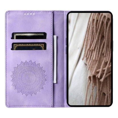 Hülle für Google Pixel 8a Handyhülle Flip Case Cover Tasche Etui Mandala Lila