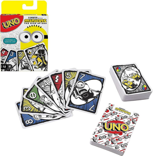 Mattel Games UNO Edition Minions 2 Kartenspiel für Kinder und Familien 112 Karten