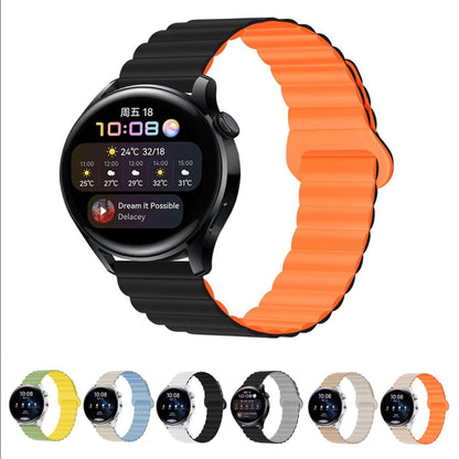 Armband für Samsung Galaxy Watch6/5/5Pro/4/3 Silikon Ersatzband 25mm magnetisch