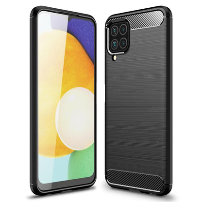 Hülle für Samsung Galaxy M32 Handyhülle Silikon Case Handy Cover Carbonfarben