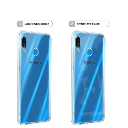 Hülle für Samsung Galaxy A20e Handyhülle Silikon Cover Schutzhülle Case Klar