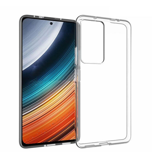 Hülle für Xiaomi Poco F4 Handyhülle Silikon Cover Case Bumper Softcase Klar