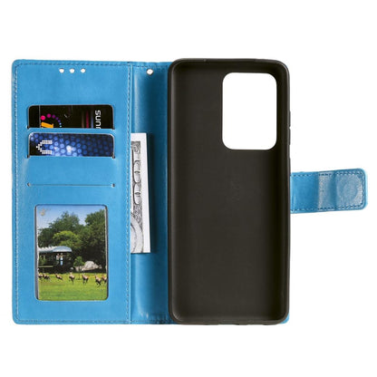 Hülle für Samsung Galaxy S20 Ultra Handyhülle Flip Case Schutzhülle Mandala Blau