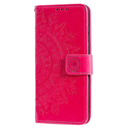 Hülle für Google Pixel 7 Handyhülle Flip Case Cover Schutzhülle Mandala Pink