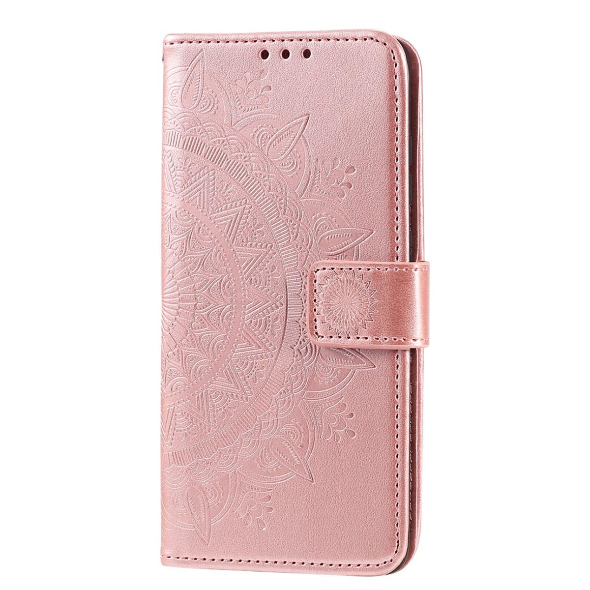 Hülle für Samsung Galaxy S20 Plus Handyhülle Flip Case Schutzhülle Cover Mandala Rosegold