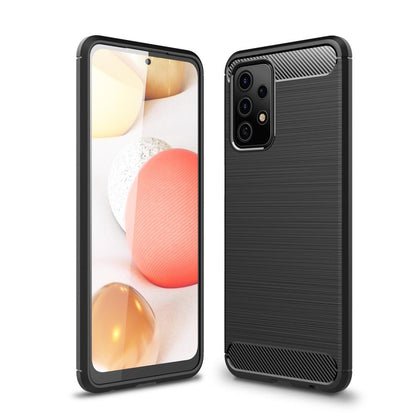 Hülle für Samsung Galaxy A52/A52 5G/A52s 5G Handyhülle Case Silikon Carbonfarben