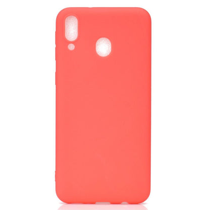 Hülle für Samsung Galaxy A40 Handyhülle Silikon Cover Schutzhülle Soft Case matt Rot