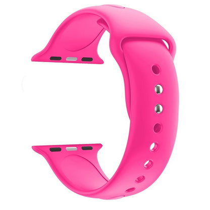 Sportarmband für Apple Watch 49/45/44/42mm Silikon Series Ultra/8/7/6/SE/5 Pink