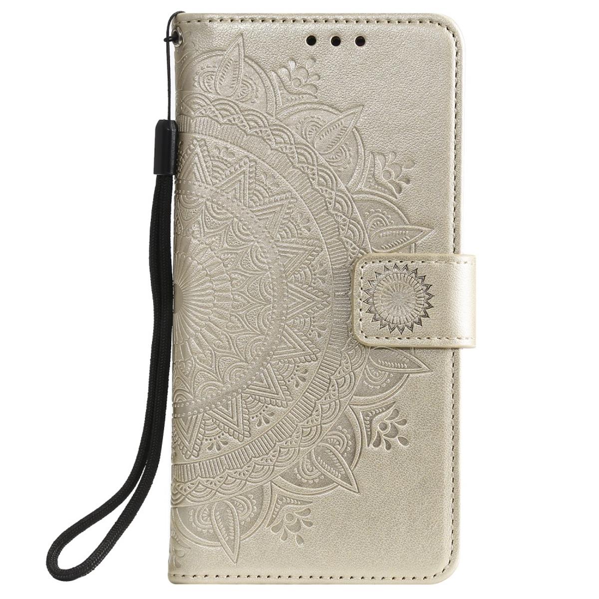 Hülle für Samsung Galaxy S20 Plus Handyhülle Flip Case Schutzhülle Mandala Gold