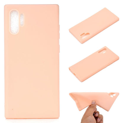 Hülle für Samsung Galaxy Note10+ (5G) Handyhülle Silikon Schutzhülle Cover Case matt Rosa