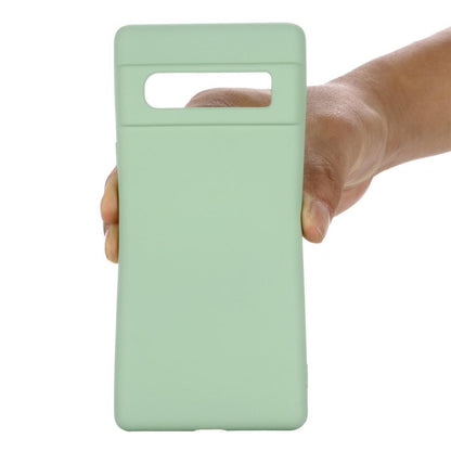 Hülle für Google Pixel 6 Pro Handyhülle Silikon Case Cover Bumper Matt Grün