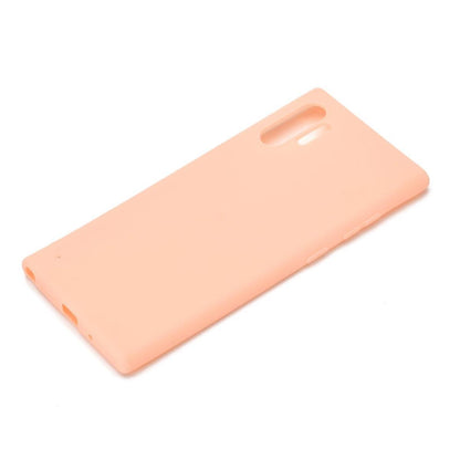 Hülle für Samsung Galaxy Note10+ (5G) Handyhülle Silikon Schutzhülle Cover Case matt Rosa