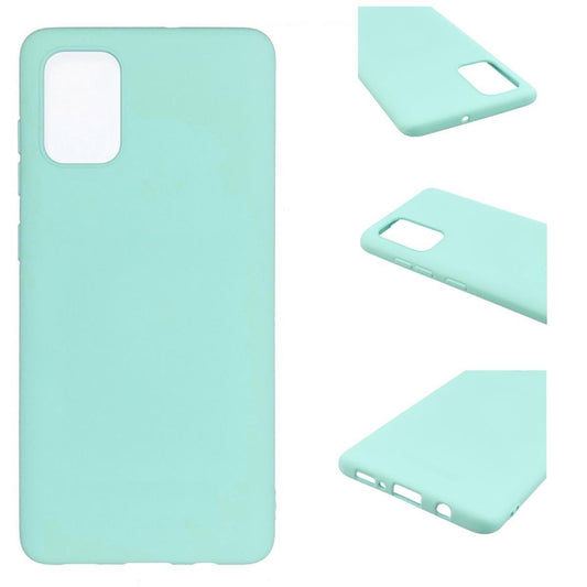 Hülle für Samsung Galaxy A32 4G Handyhülle Silikon Case Cover Bumper Matt Grün