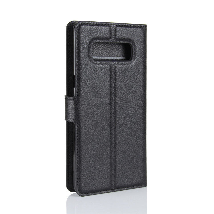 Hülle für Samsung Galaxy Note 8 Handyhülle Flip Case Schutzhülle Cover Schwarz