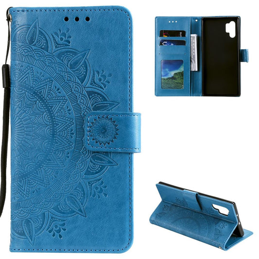 Hülle für Samsung Galaxy A32 4G Handy Tasche Flip Case Cover Etui Mandala Blau