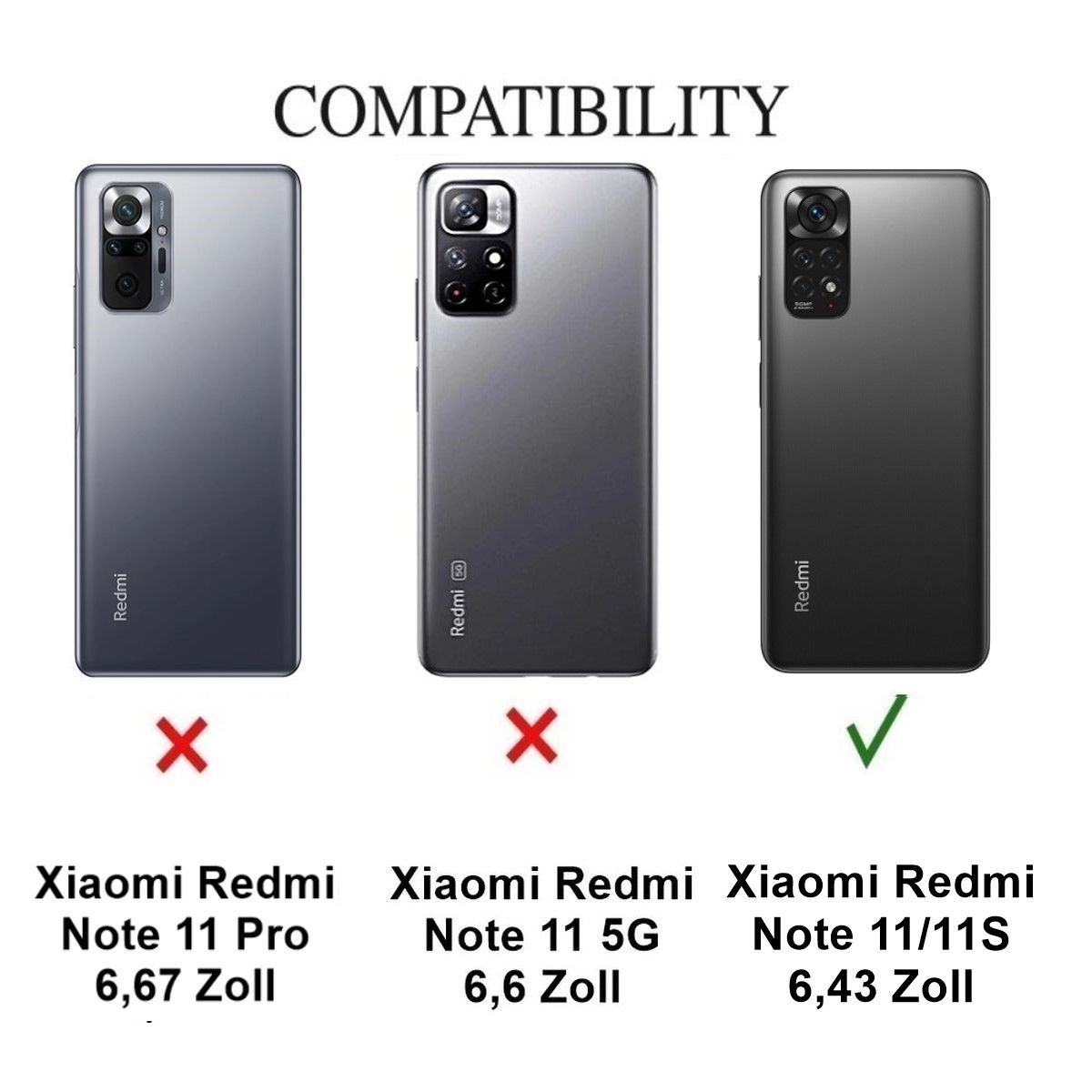 Hülle für Xiaomi Redmi Note 11/11S 4G/Poco M4 Pro Handy Flip Cover Mandala Grau