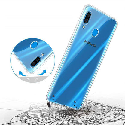 Hülle für Samsung Galaxy A20e Handyhülle Silikon Cover Schutzhülle Case Klar