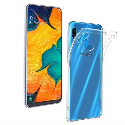 Hülle für Samsung Galaxy A20e Handyhülle Silikon Cover Schutzhülle Case Klar