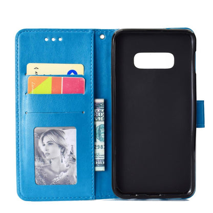 Hülle für Samsung Galaxy S10e Handyhülle Flip Case Schutzhülle Mandala Blau