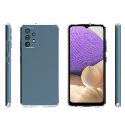 Hülle für Samsung Galaxy A32 4G Handyhülle Silikon Cover Bumper Softcase Klar