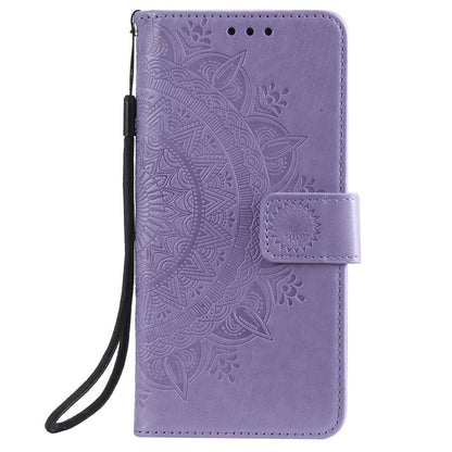 Hülle für Samsung Galaxy A32 4G Handy Tasche Flip Case Cover Etui Mandala Lila