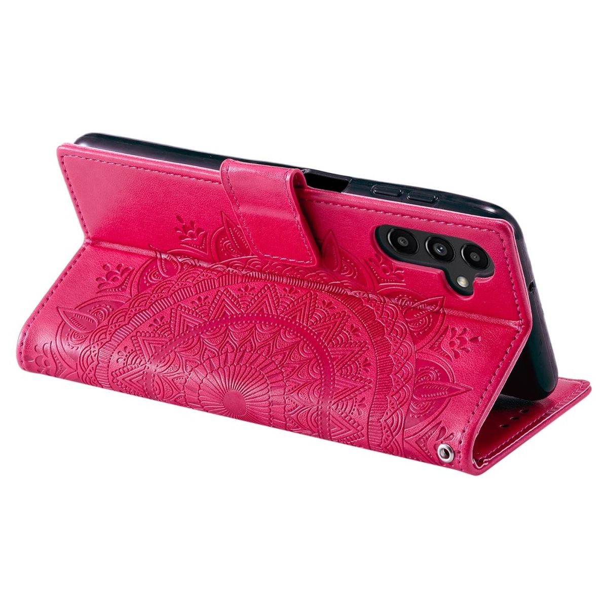 Hülle für Samsung Galaxy A54 5G Handyhülle Flip Case Cover Etui Mandala Pink