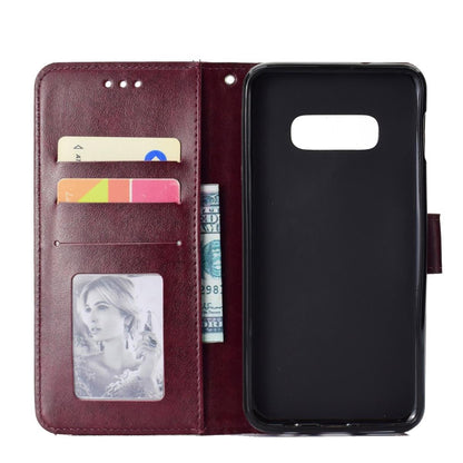 Hülle für Samsung Galaxy S10e Handyhülle Flip Case Schutzhülle Mandala Braun