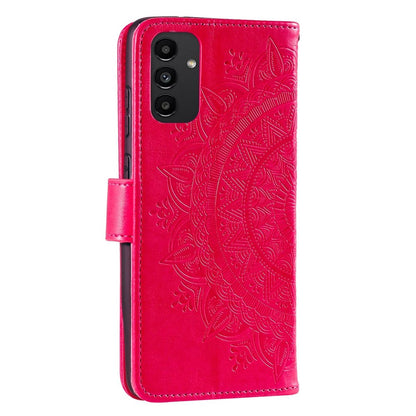 Hülle für Samsung Galaxy A13 4G Handy Flip Case Cover Schutzhülle Mandala Pink