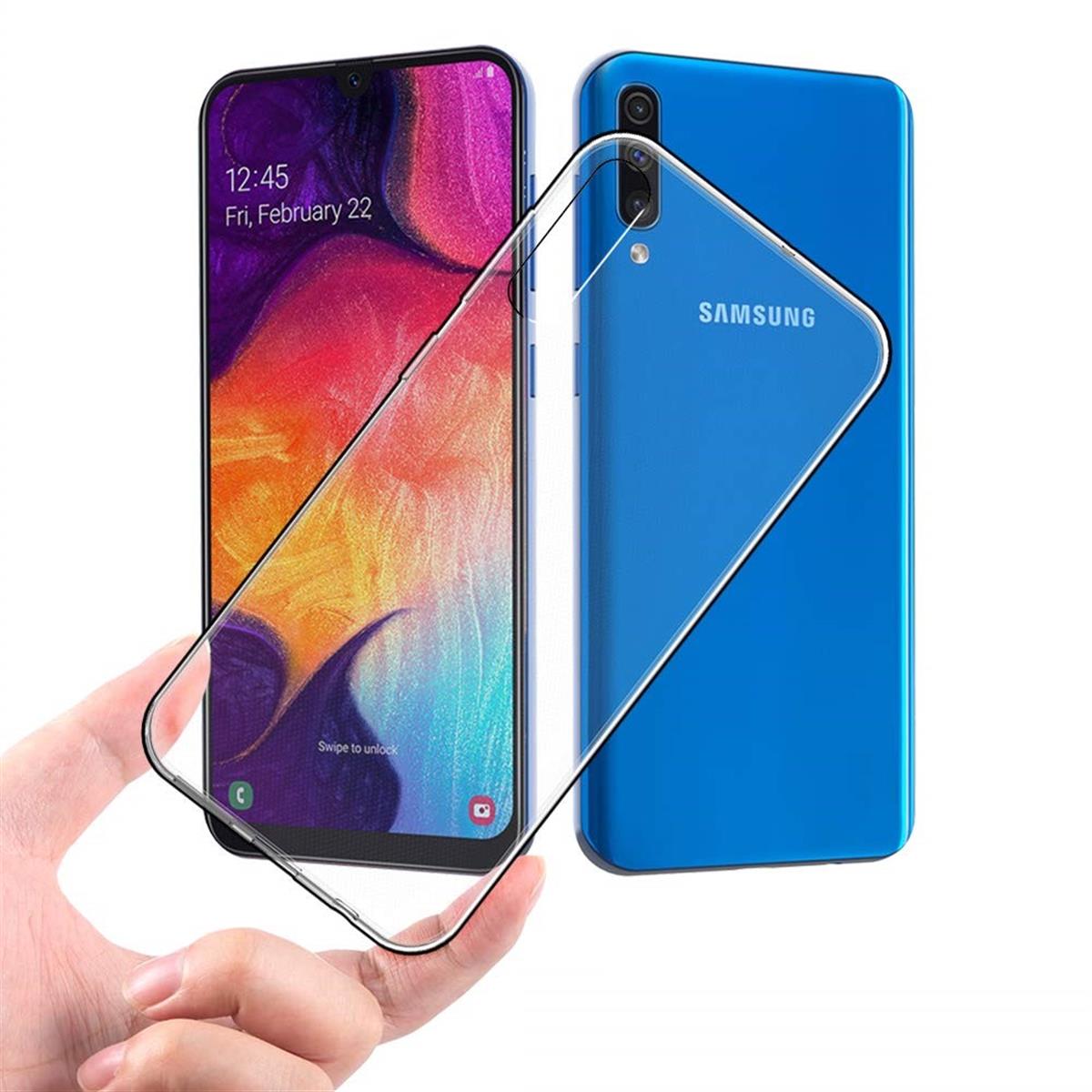 Hülle für Samsung Galaxy A50/A30s Handyhülle Cover Silikonhülle Case transparent