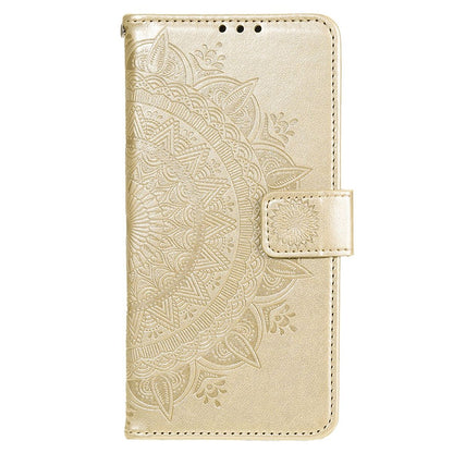 Hülle für Xiaomi Redmi Note 11/11S 4G/Poco M4 Pro Handy Flip Case Mandala Gold