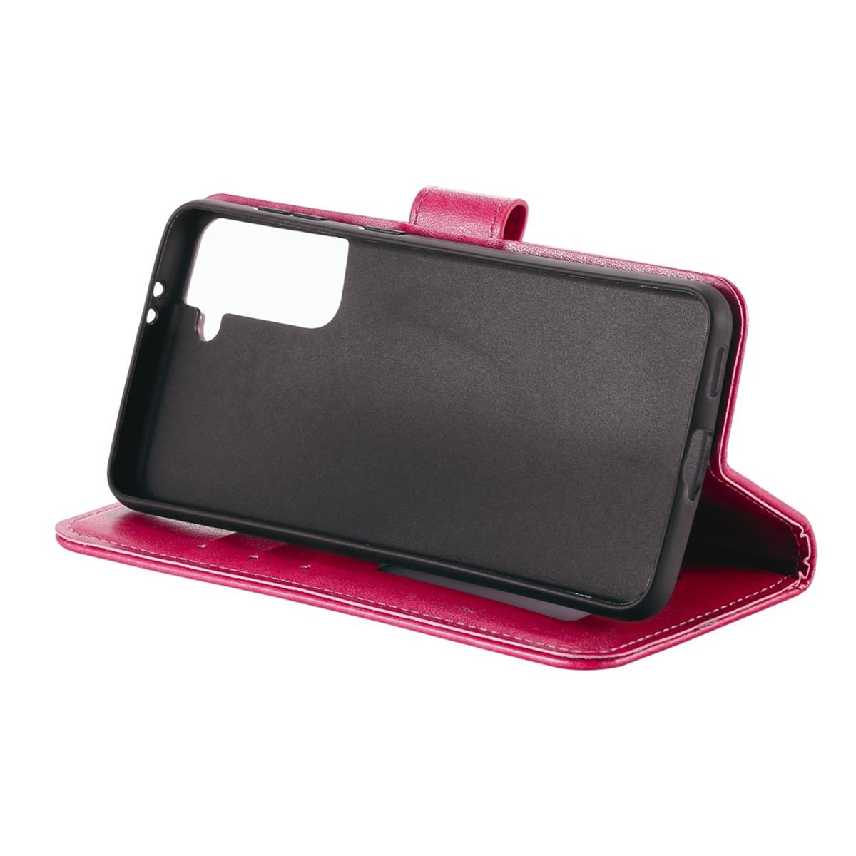 Hülle für Samsung Galaxy S21 Handyhülle Flip Case Cover Schutzhülle Tasche Mandala Pink