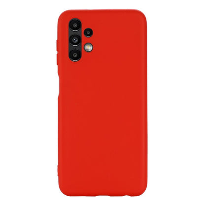Hülle für Samsung Galaxy A13 4G Handyhülle Silikon Case Cover Bumper Matt Rot
