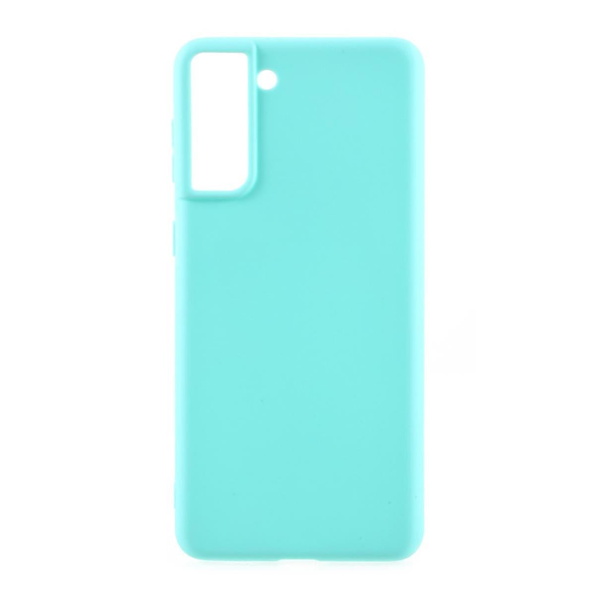 Hülle für Samsung Galaxy S21 5G Handyhülle Silikon Case Cover Schutzhülle Bumper Matt Grün