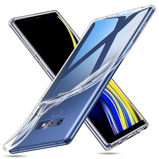 Hülle für Samsung Galaxy Note 9 Handyhülle Silikon Case Cover Bumper transparent