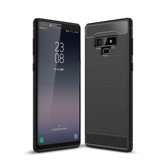 Hülle für Samsung Galaxy Note 9 Handyhülle Case Cover Silikonhülle Carbonfarben