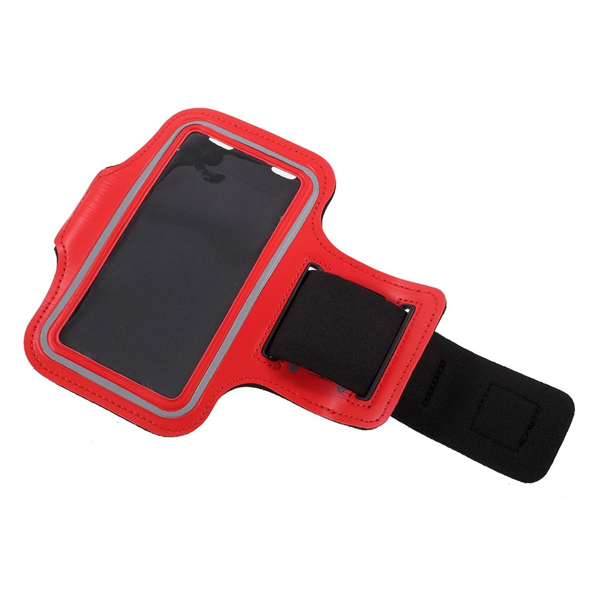 Universal Sport Armband Handy Tasche für Smartphones von 6,6" bis 6,9" Rot