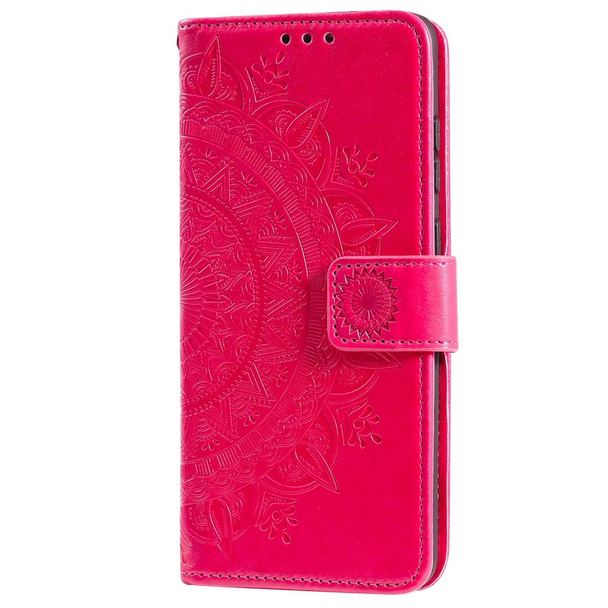 Hülle für Samsung Galaxy A23 Handyhülle Flip Case Cover Schutzhülle Mandala Pink