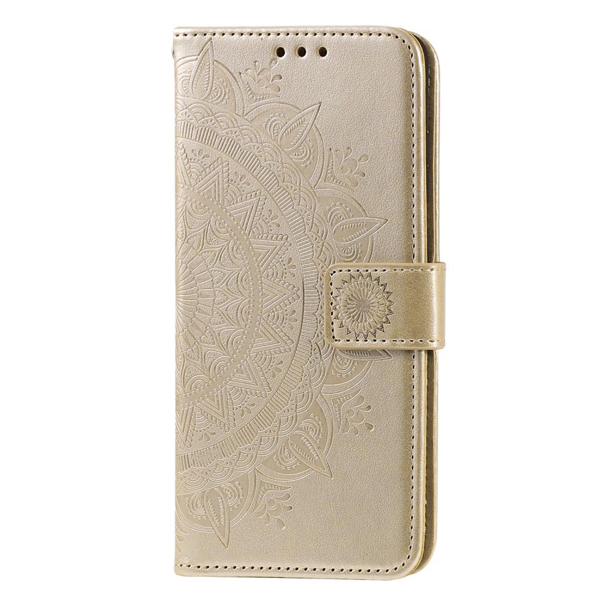 Hülle für Samsung Galaxy S20 Plus Handyhülle Flip Case Schutzhülle Mandala Gold