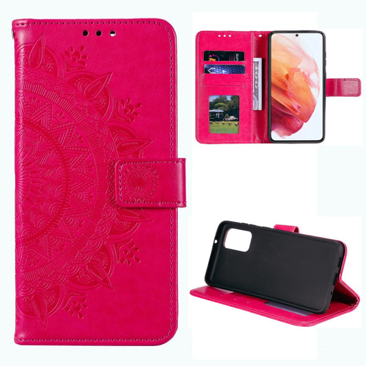 Hülle für Samsung Galaxy A73 5G Handyhülle Flip Case Cover Tasche Mandala Pink