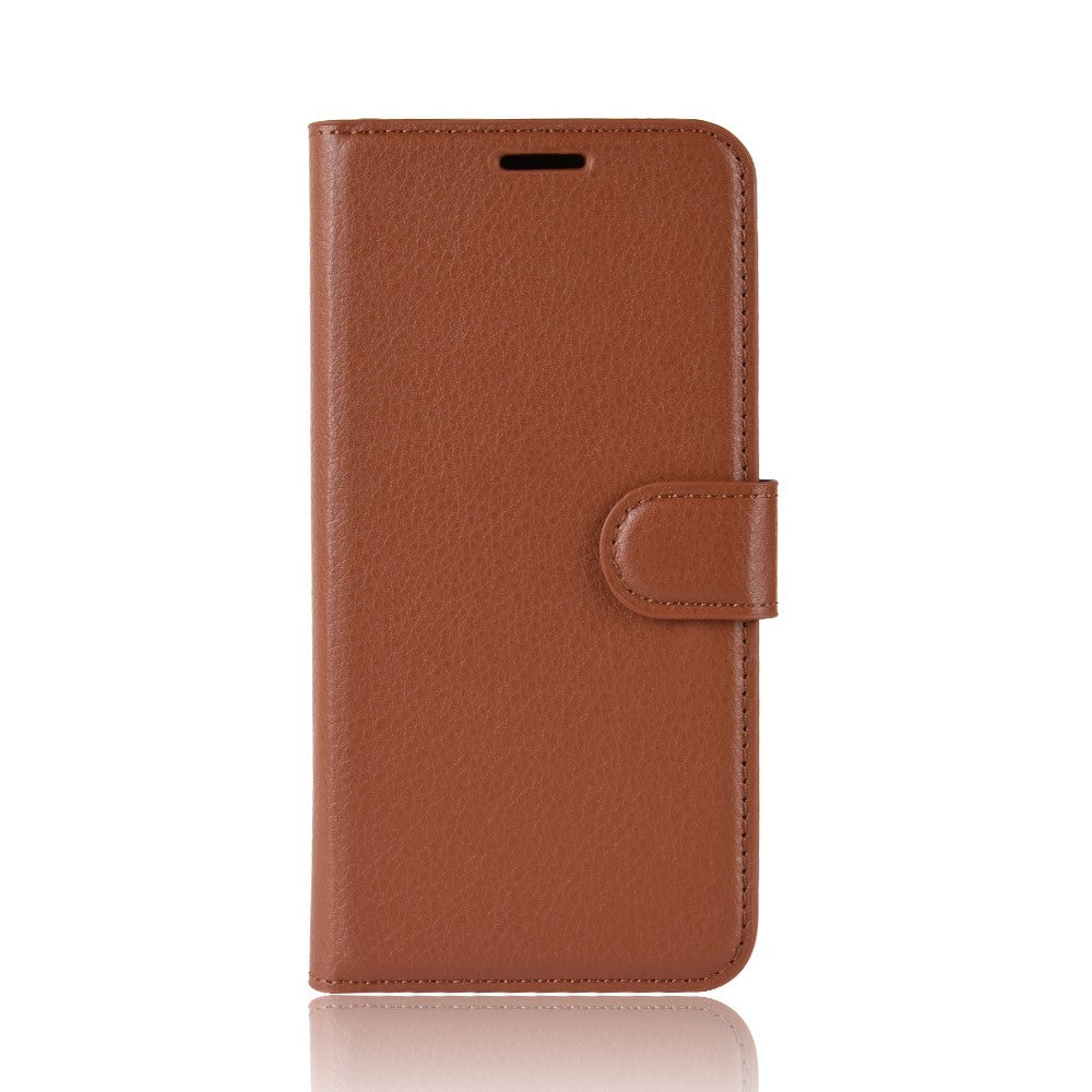 Hülle für Samsung Galaxy A40 Handyhülle Flip Case Schutzhülle Cover Etui Braun