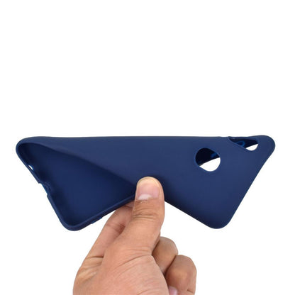 Hülle für Samsung Galaxy A40 Handyhülle Silikon Cover Schutzhülle matt Blau