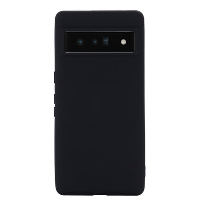 Hülle für Google Pixel 7 Handyhülle Silikon Case Cover Bumper Matt Schwarz